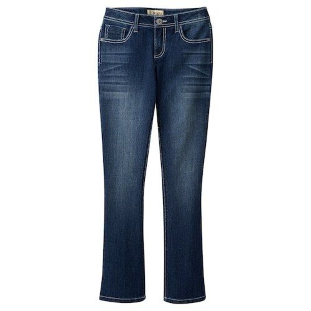NWT Girls 7-16 Mudd Skinny Bootcut Denim Jeans Size 6